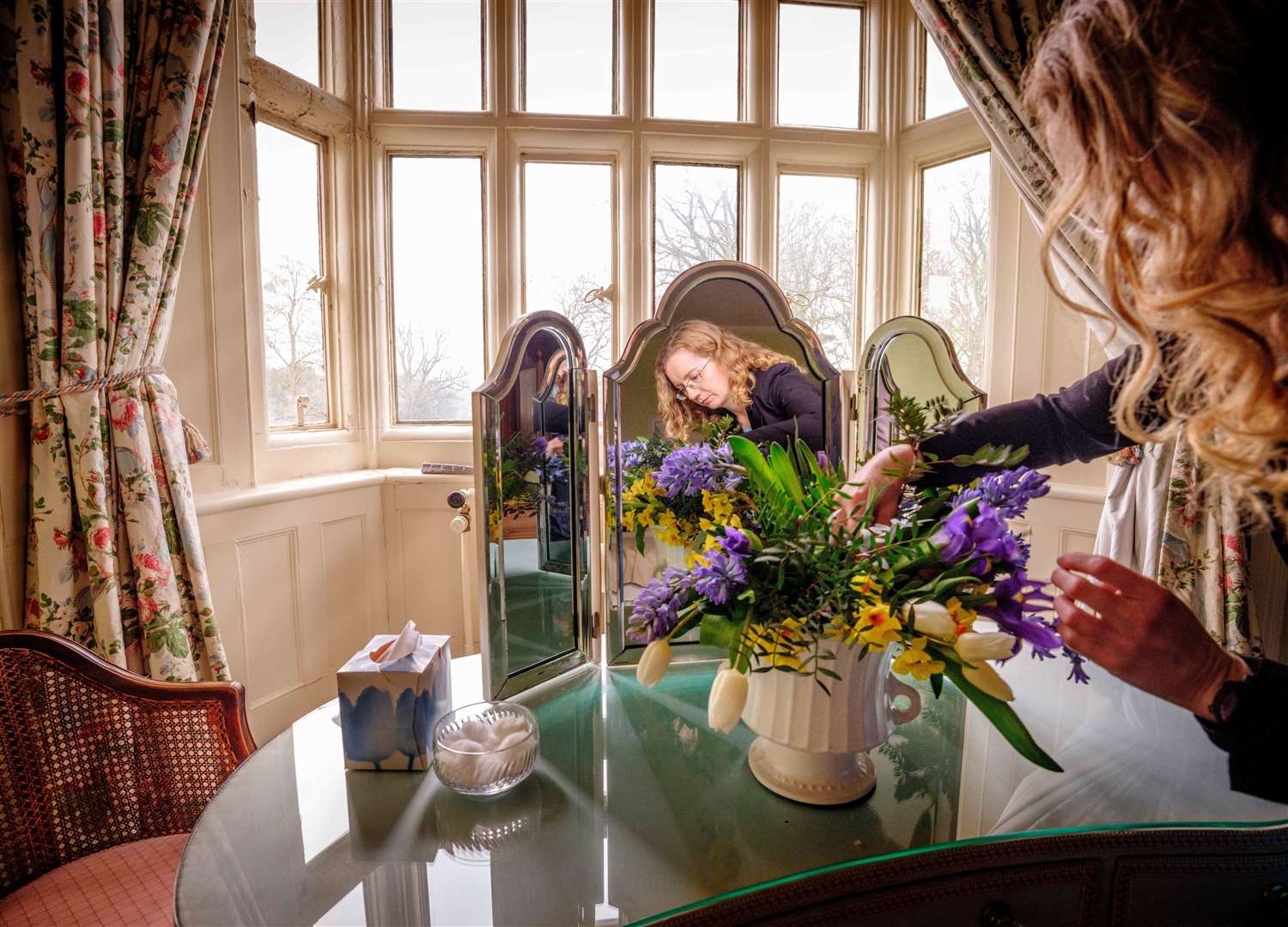 The rooms had previously been locked away behind a ‘secret door’. Picture: English Heritage