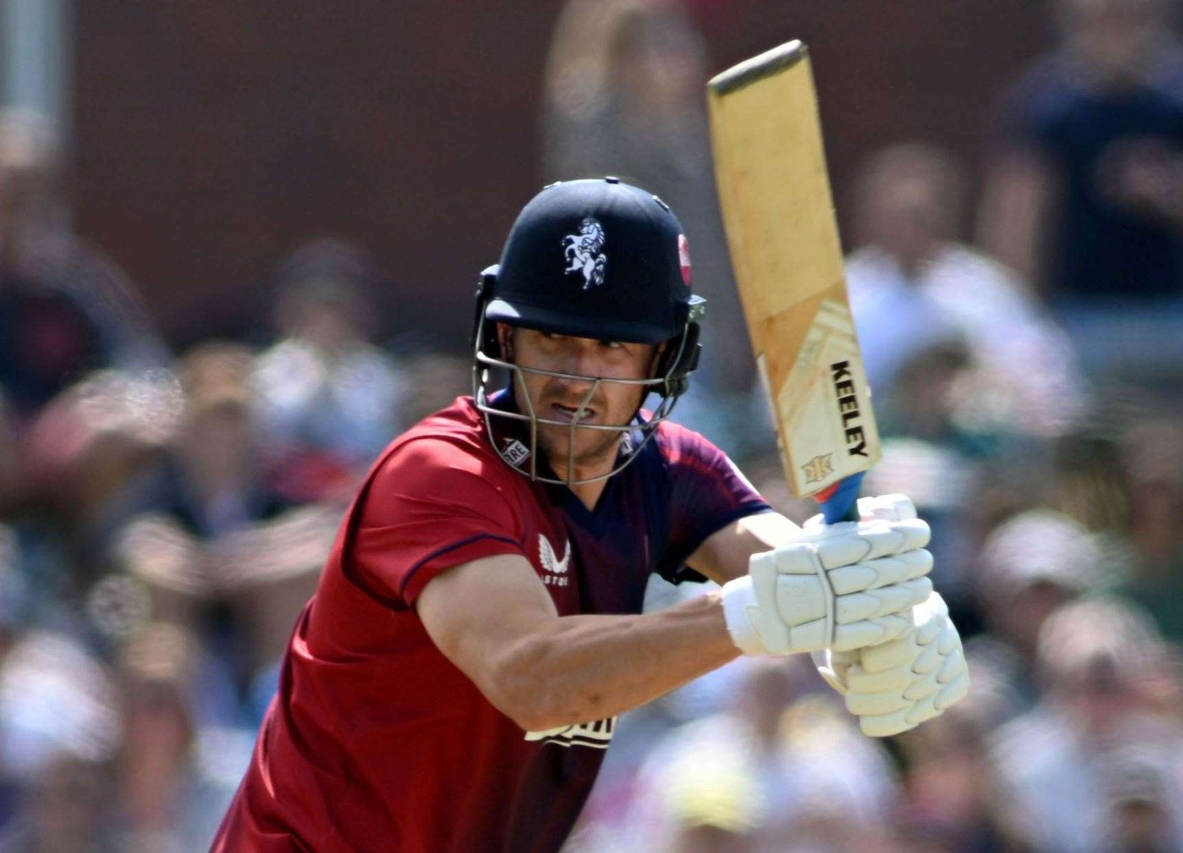 Joe Denly - the experienced Kent player is team-mate Jaydn Denly’s uncle. Picture: Barry Goodwin