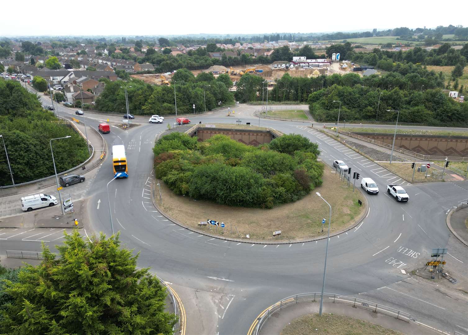 Key Street roundabout in Bobbing near Sittingbourne. Picture: Barry Goodwin