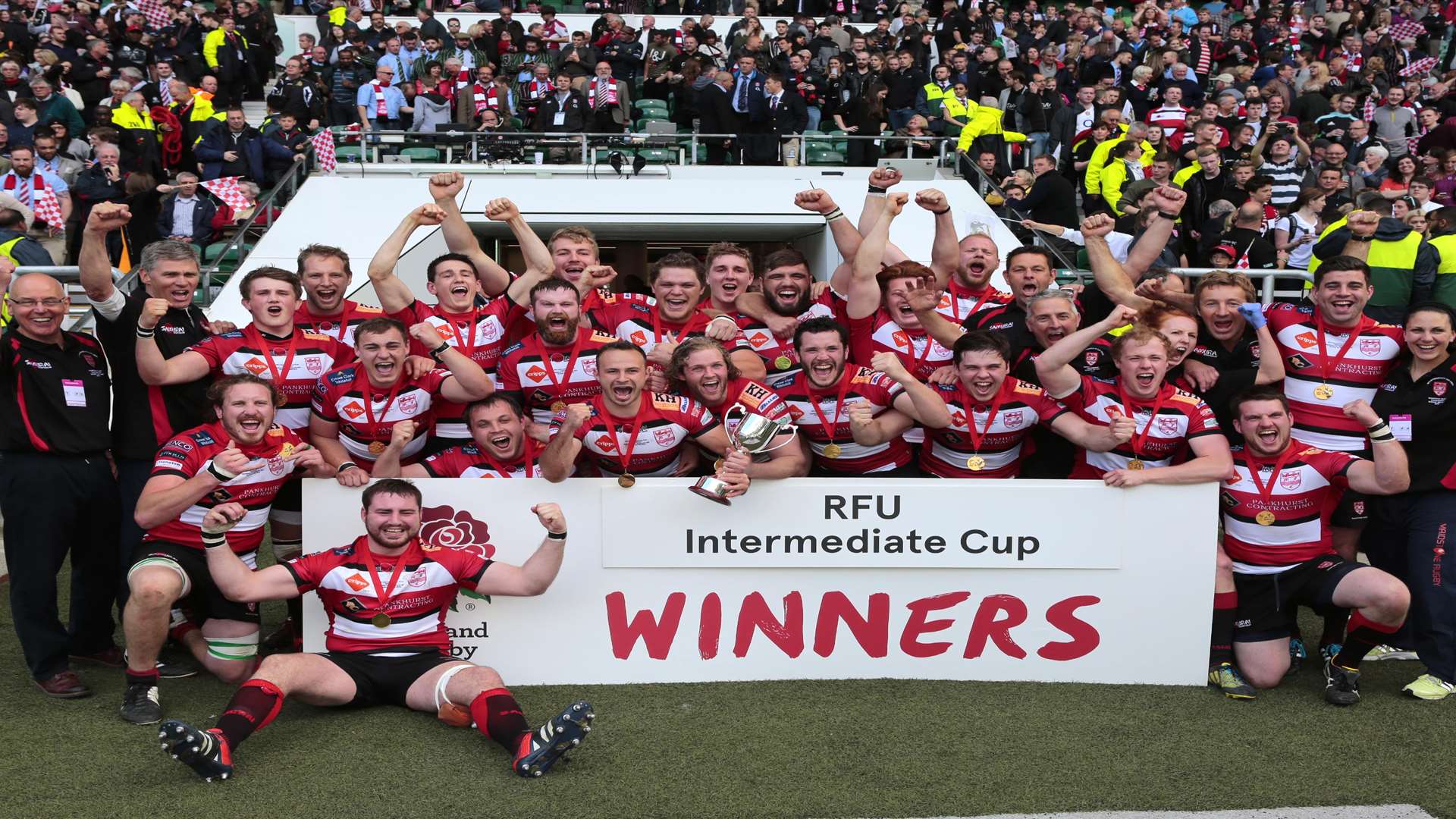 RFU Intermediate Cup winners Maidstone. Picture: Martin Apps