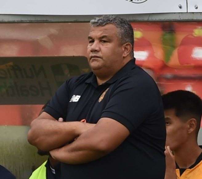 Maidstone United manager Hakan Hayrettin Picture: Steve Terrell