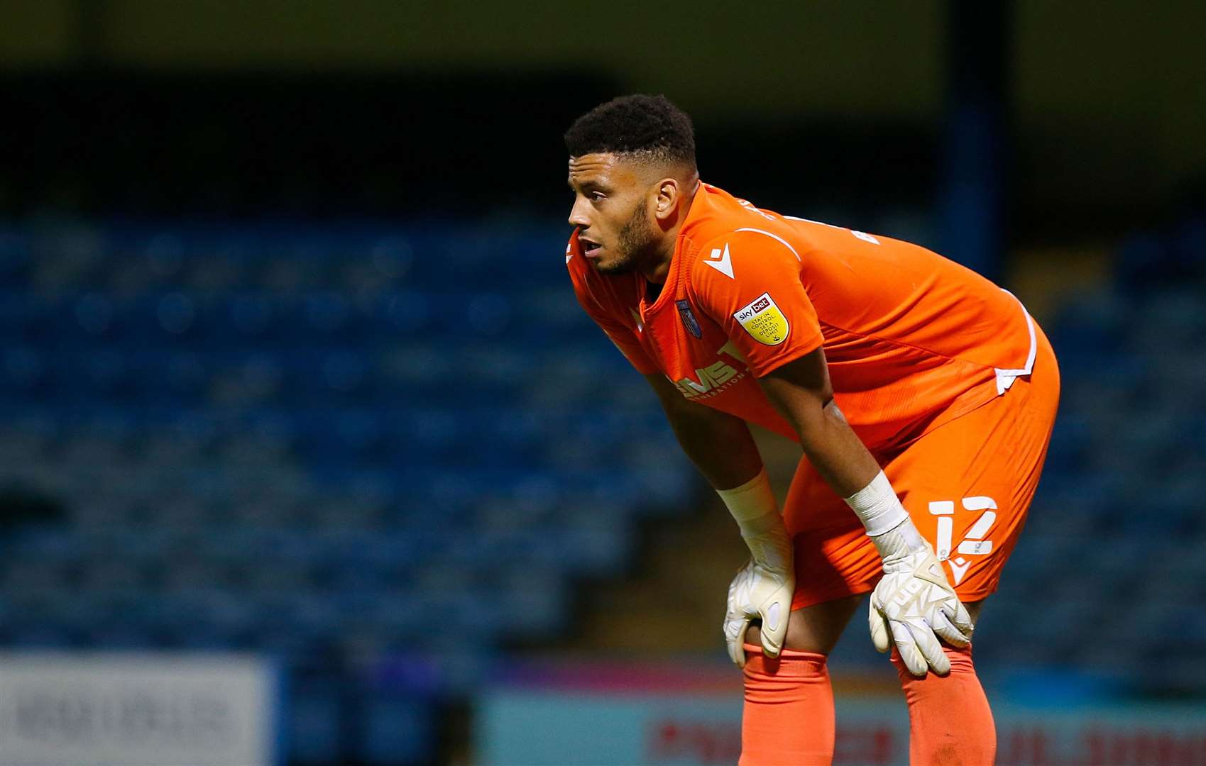 Aaron Chapman was picked to start by Neil Harris in his first game as Gillingham manager Picture: Andy Jones