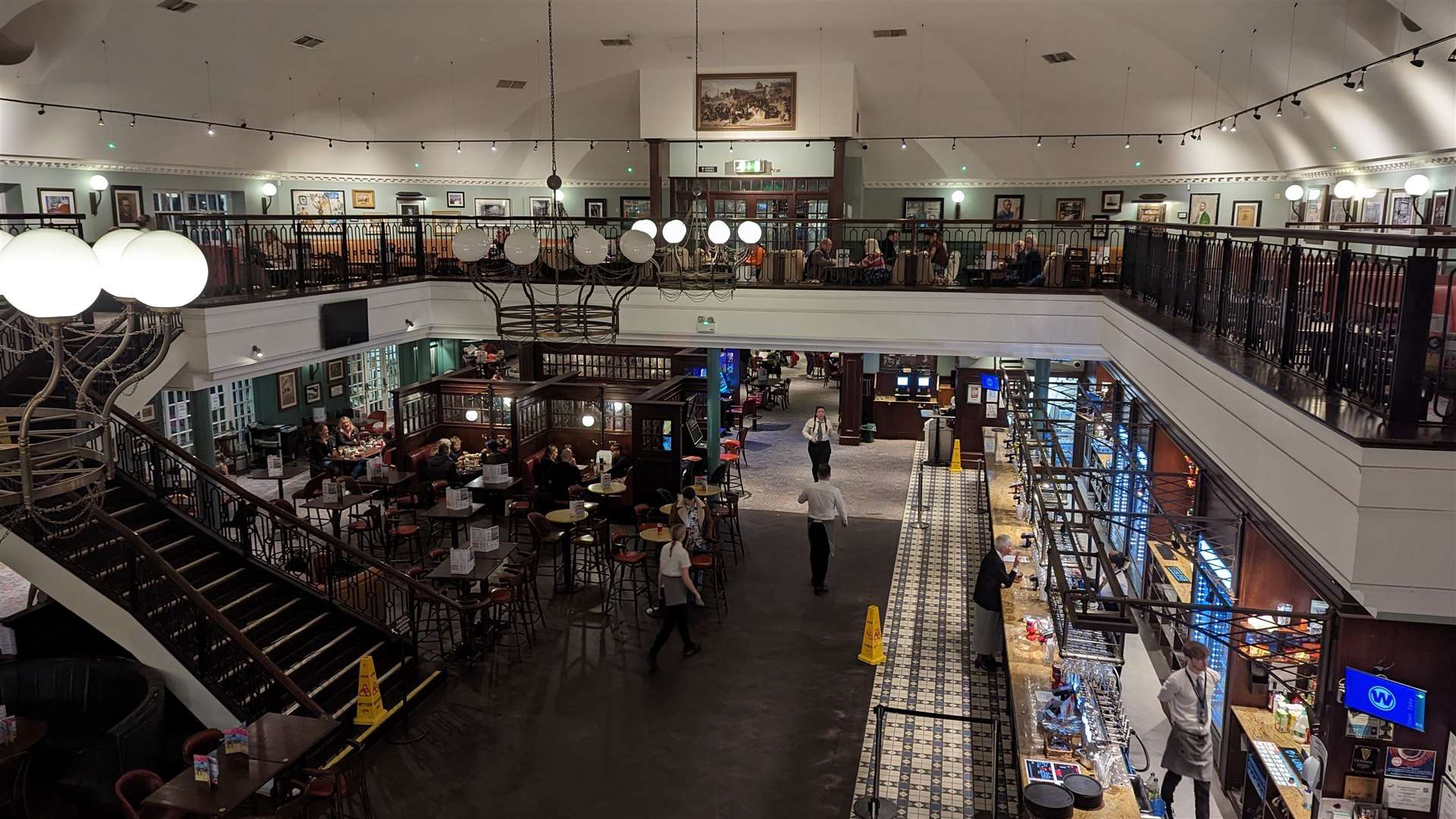 Inside the massive Royal Victoria Pavilion in Ramsgate