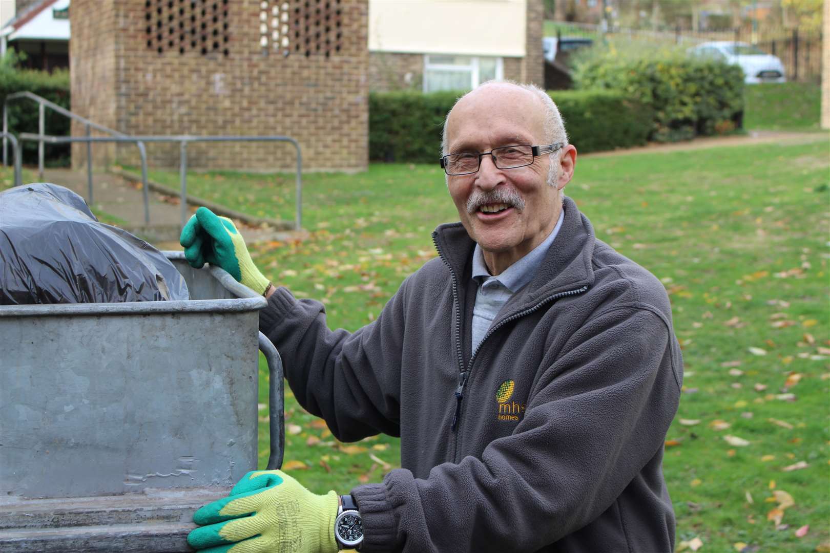 Nobby Clark, mhs homes' eldest employee, has called it a day