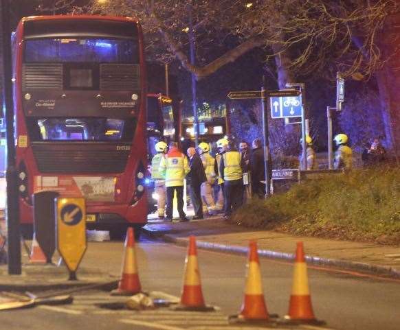 All three emergency services were called out. Pictures: UKNip