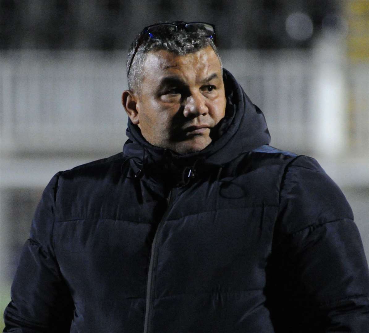 Maidstone United manager Hakan Hayrettin Picture: Steve Terrell