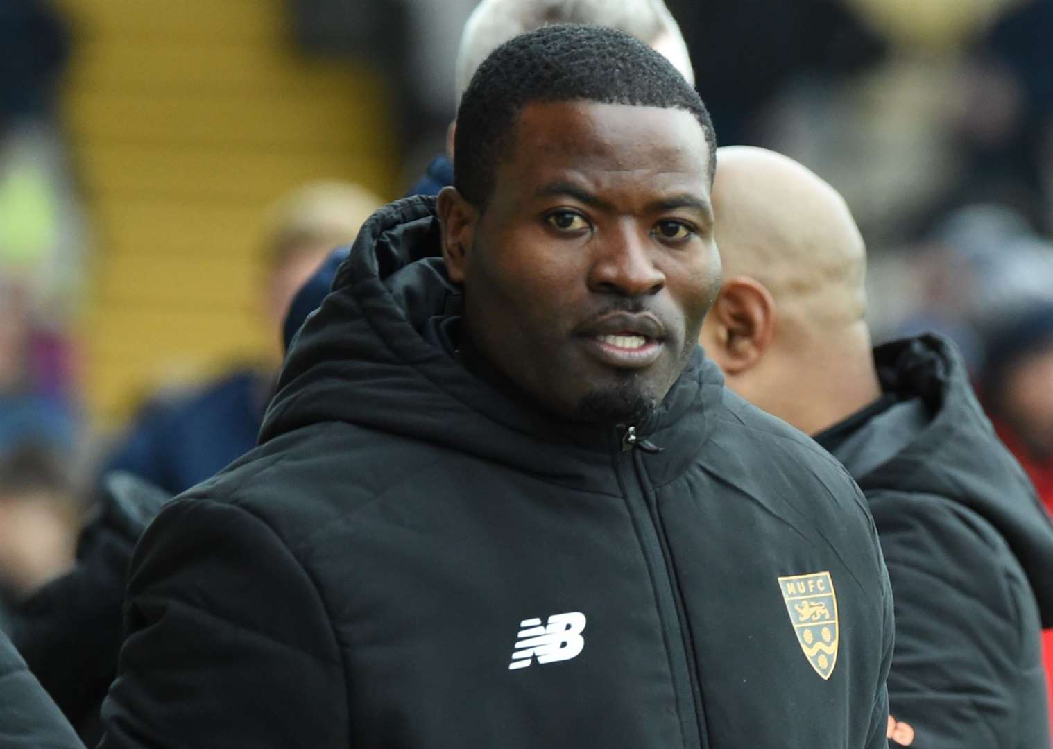 Maidstone caretaker manager George Elokobi. Picture: Steve Terrell