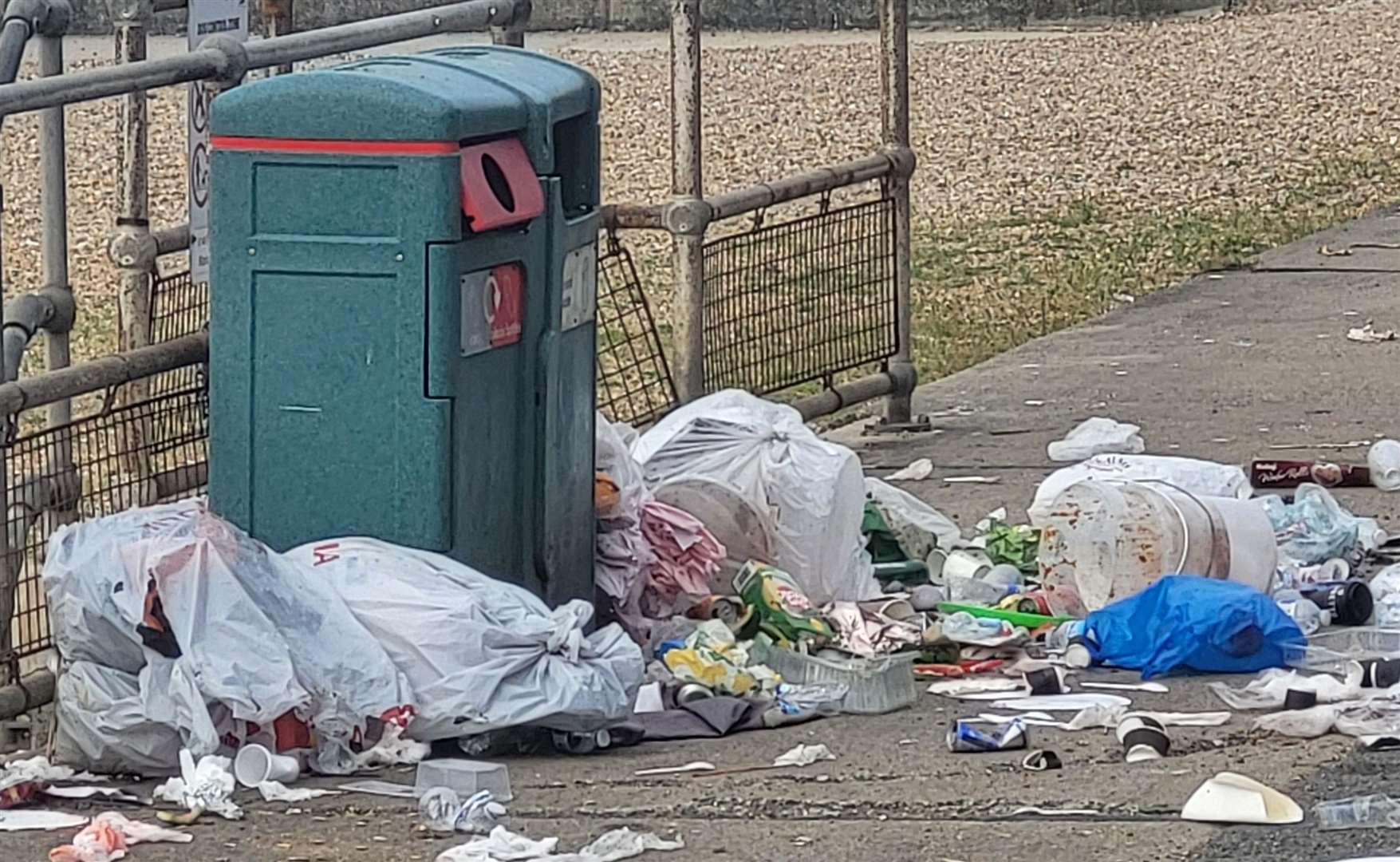 All our coastal towns suffer from the scourge of litter. Picture: Liam Godfrey