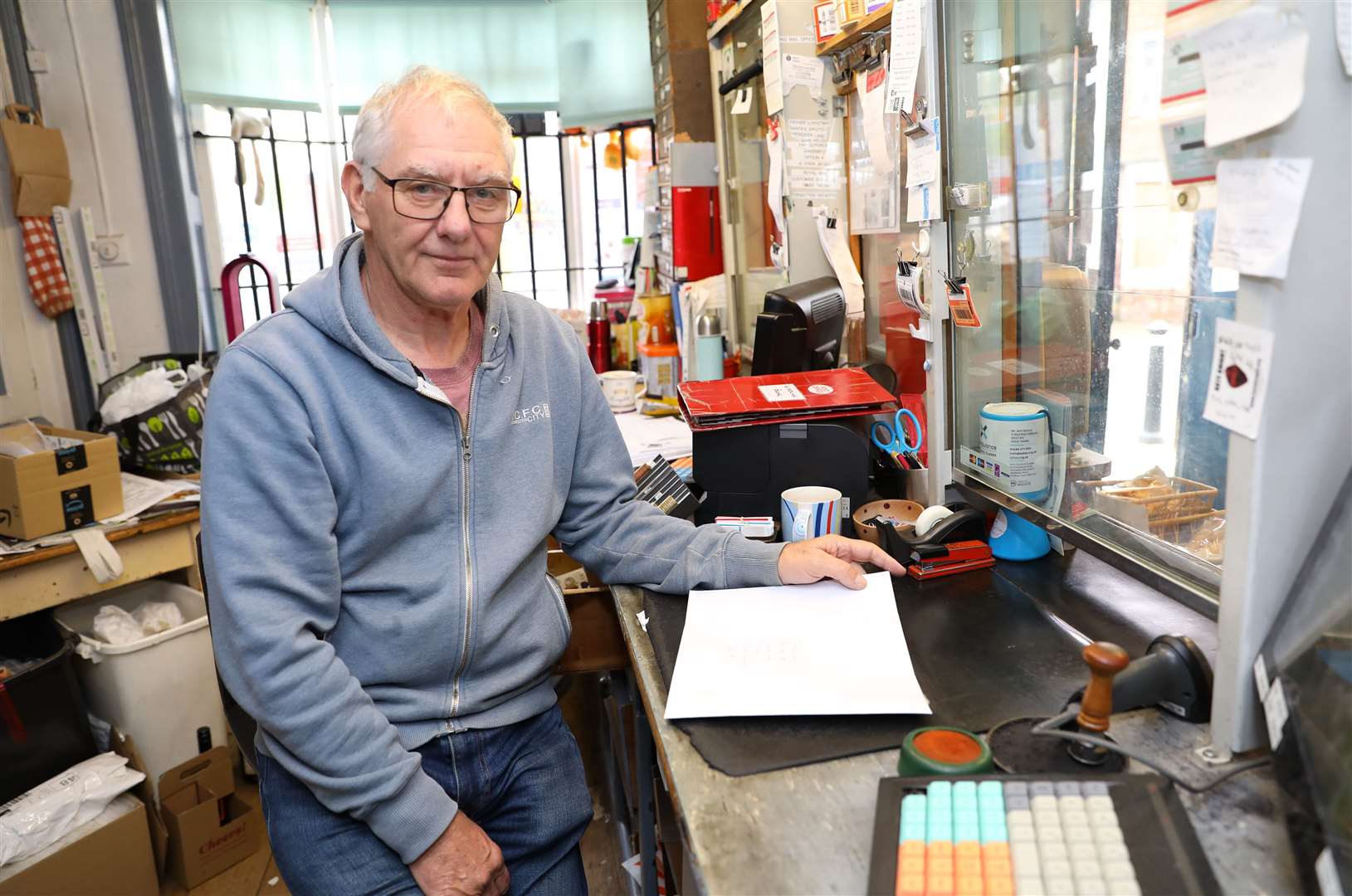 Yalding sub-postmaster Tim Chapman has had his subsidy renewed. Picture: Andy Jones