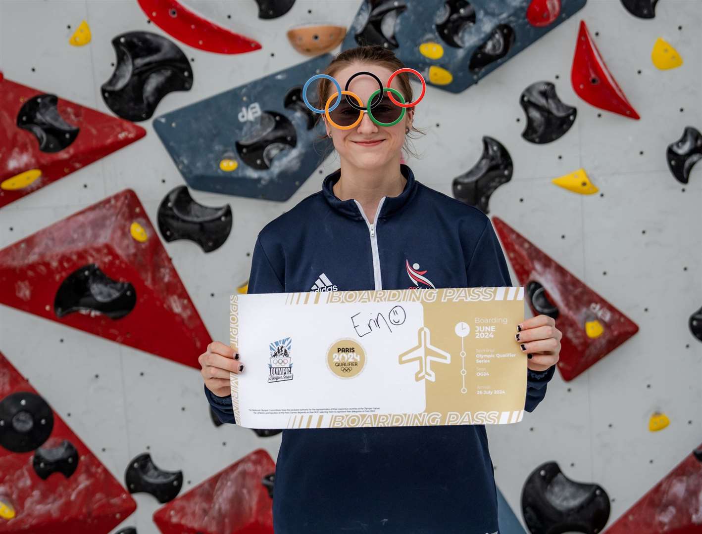 Erin McNeice, from Sittingbourne, has qualified for the Olympics in Paris. Picture: International Federation of Sport Climbing/Lena Drapella