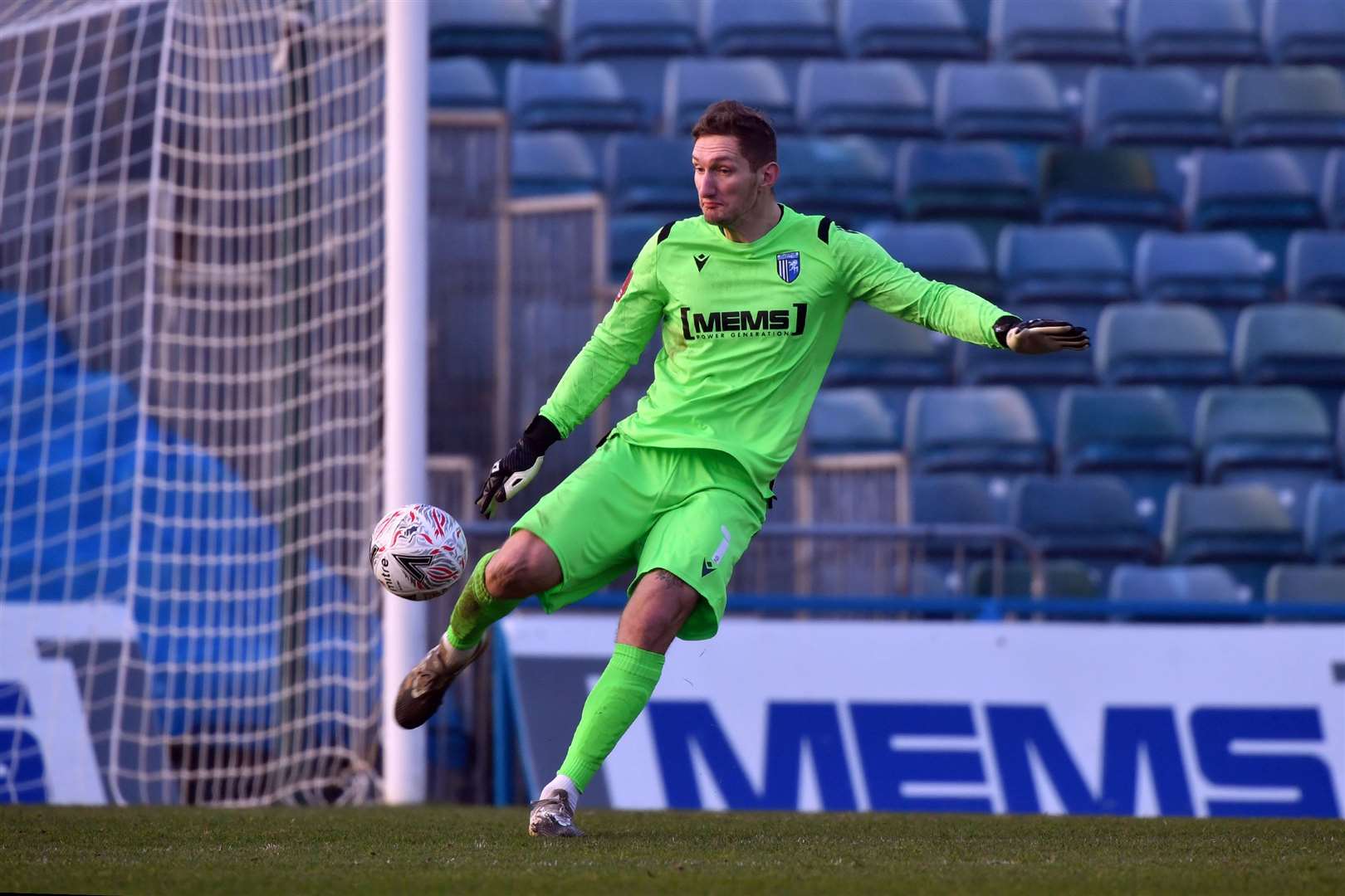 Goalkeeper Jack Bonham let a shot slip and Peterborough striker Jonson Clarke-Harris took advantage