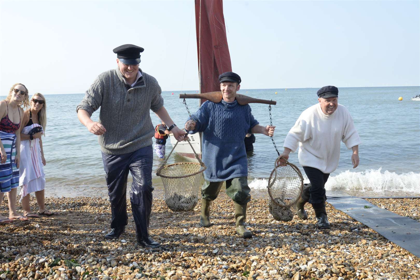 The landing of the oysters will still be on the programme.