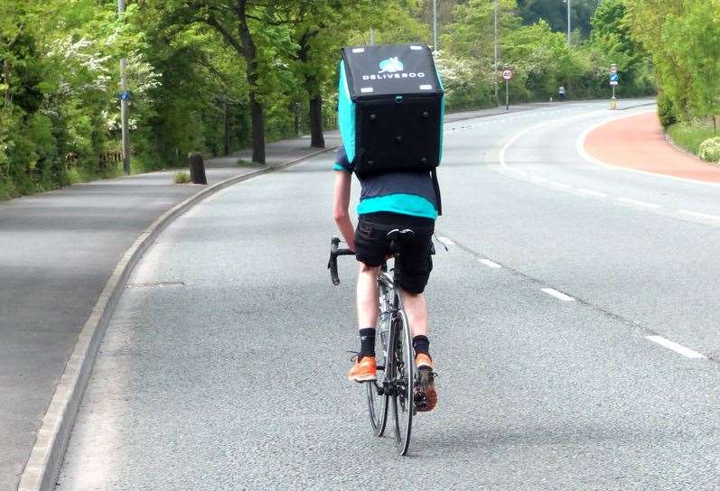 Deliveroo cyclists have been in the city for three years