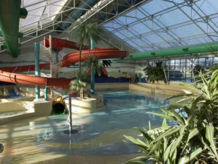 The Tides interior pictured in 2004; swimmers say the centre is now “tired” but they still enjoy visiting. Picture: Terry Scott