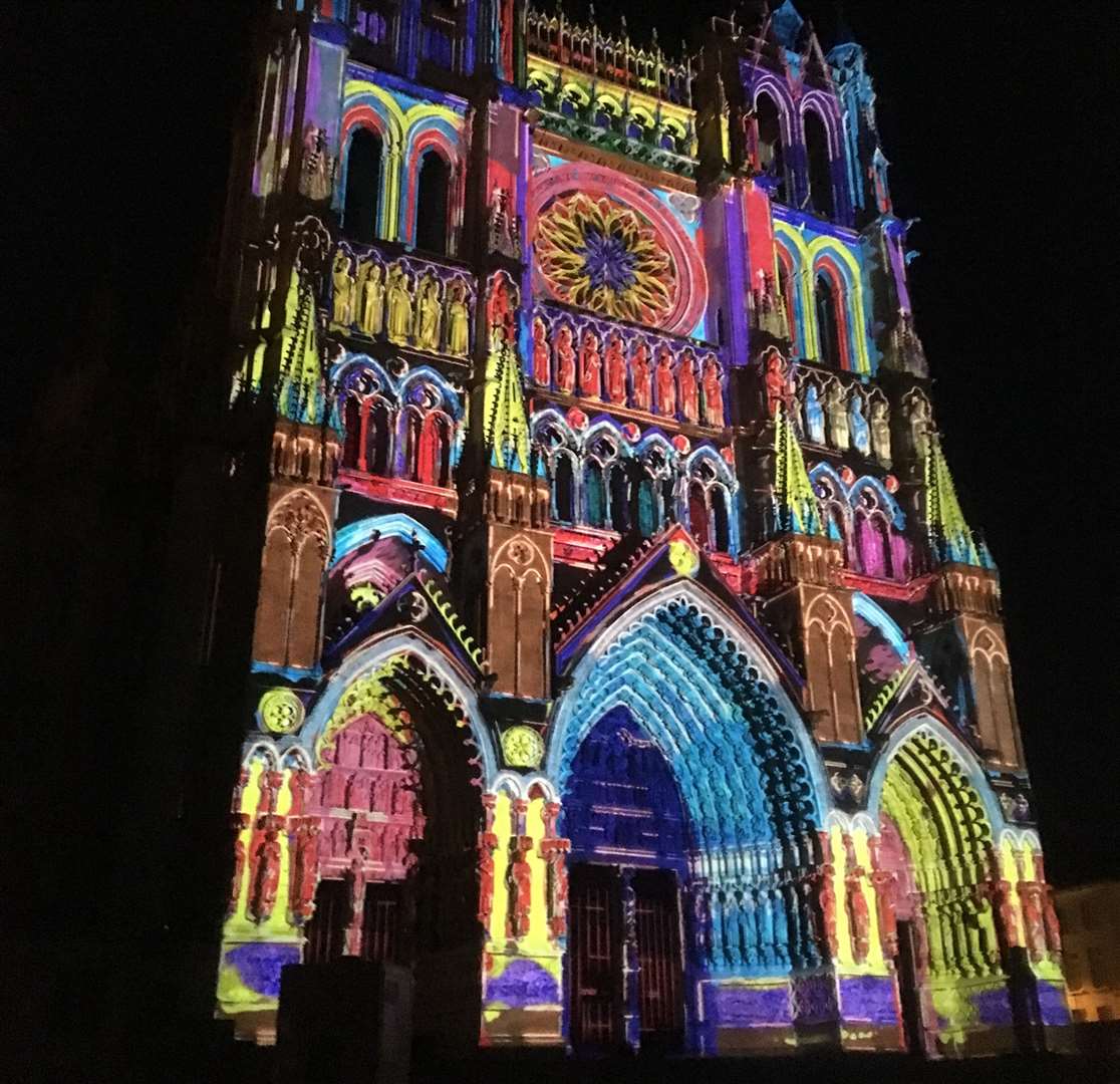 Amiens in Picardy is best known for its magnificent cathedral, with its stunning summer and Christmas light show. Photography: L.Rousselin & S.Coquille.