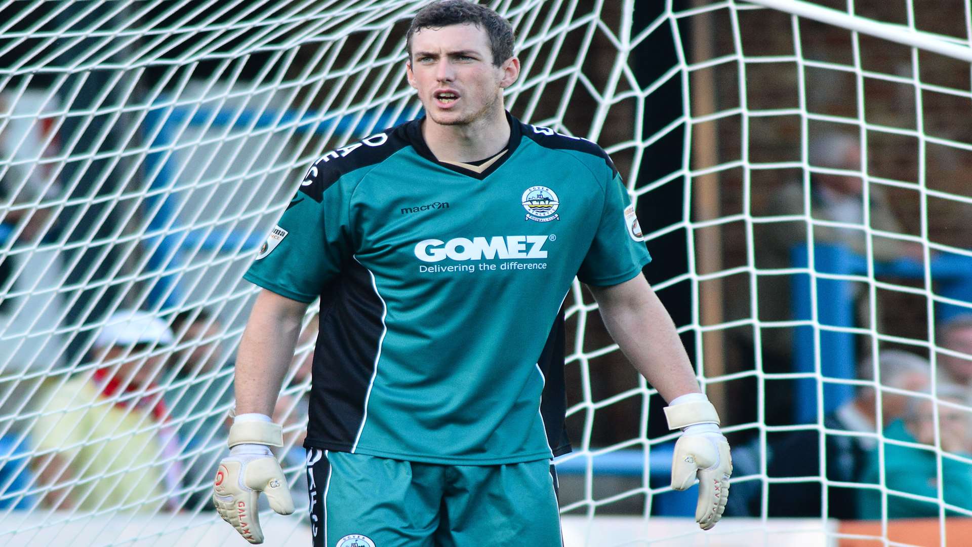 Dover goalkeeper Andy Rafferty