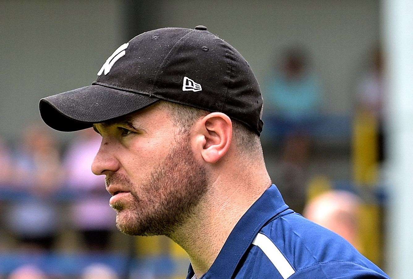 Dover manager Mitch Brundle – saw his side come from behind to beat Isthmian Premier Haringey 2-1 in the FA Cup. Picture: Stuart Brock