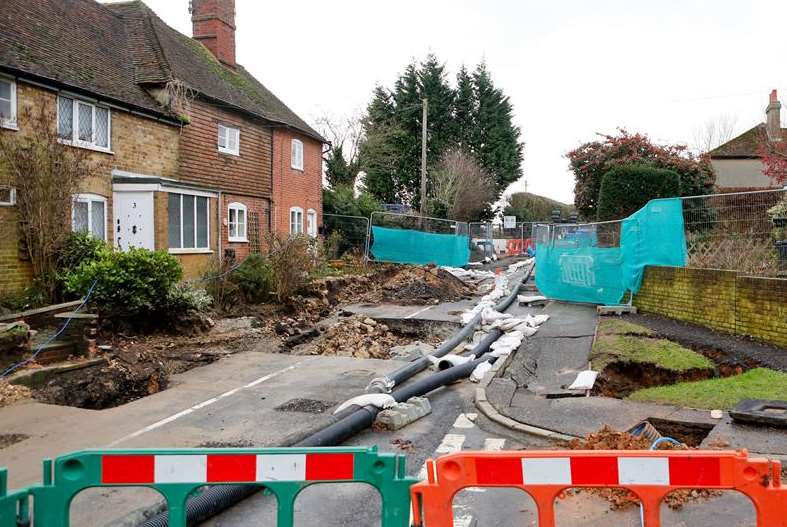 Residents have been living among rubble for months