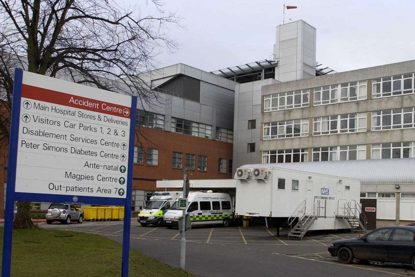 Medway Maritime Hospital. Library image