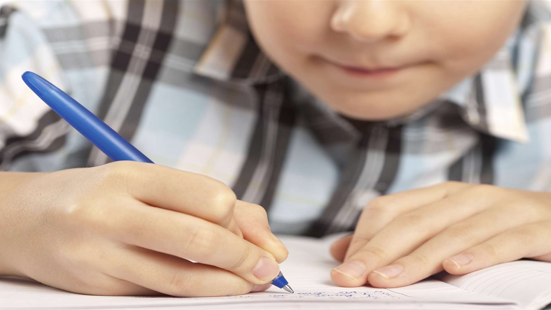 A schoolboy taking an exam. Picture: Library image