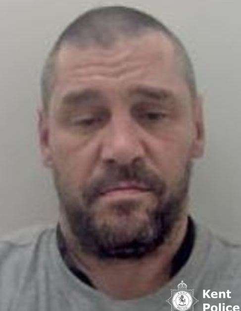 Darren Finch, 50, was jailed after attacking a former friend in Sheerness. Picture: Kent Police