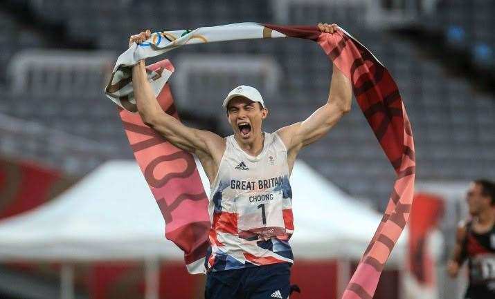 Joe Choong wins gold at modern penatathlon in Tokyo Olympics. Picture: UPIM Media (50002907)