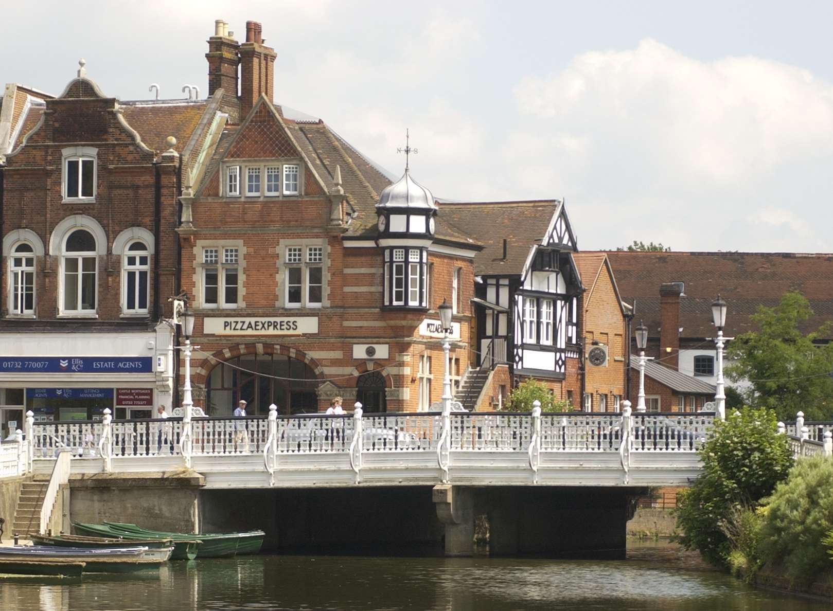 The river just off Tonbridge High Street