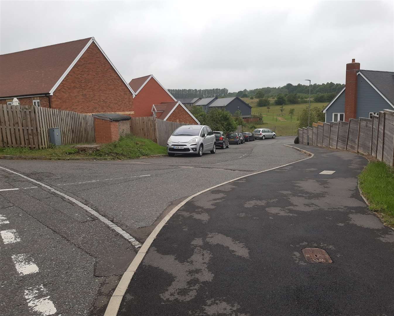 The junction of Beaver Raod with Castor Park