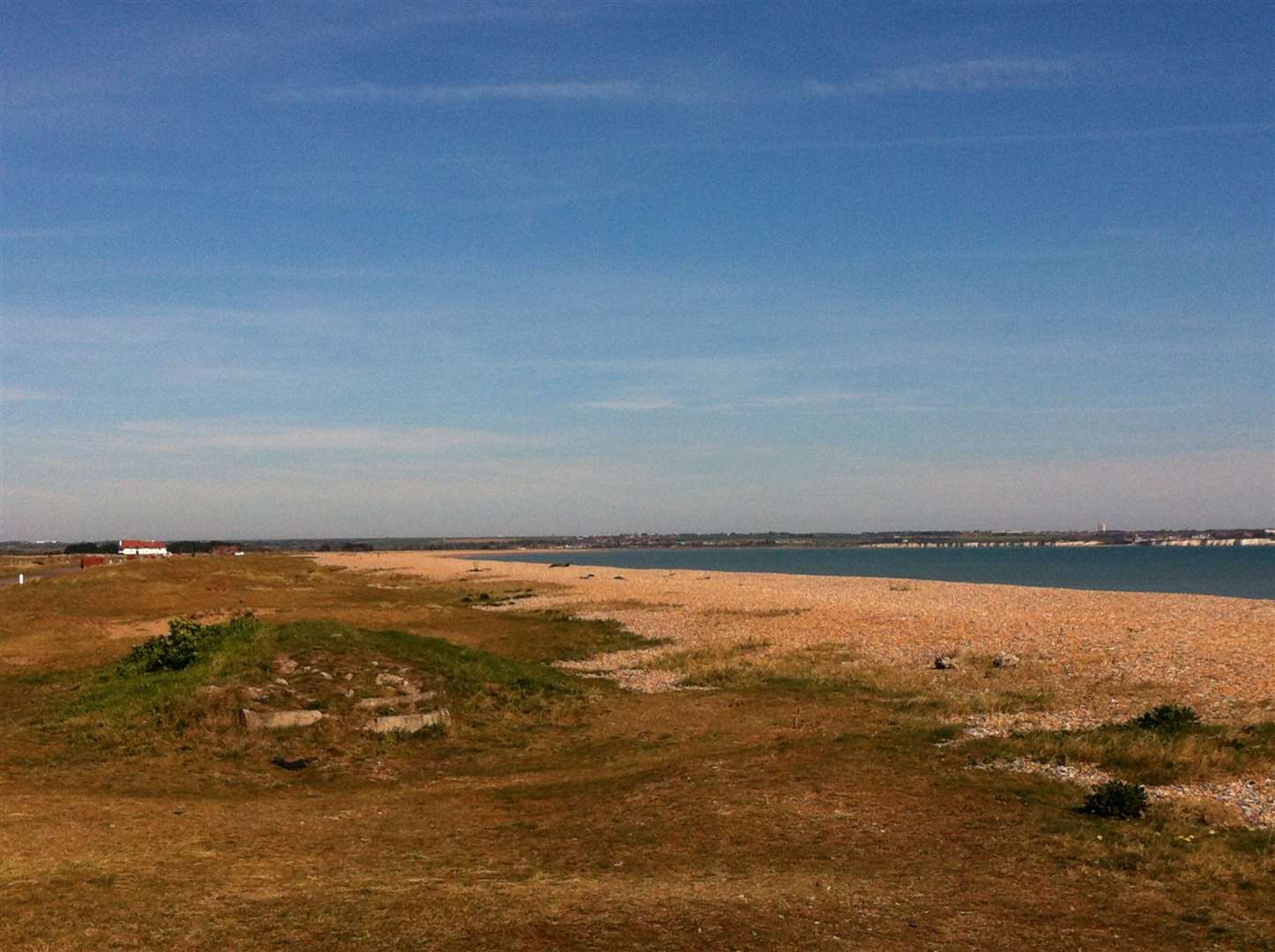 The suspected human bone fragments were discovered at Sandwich Bay