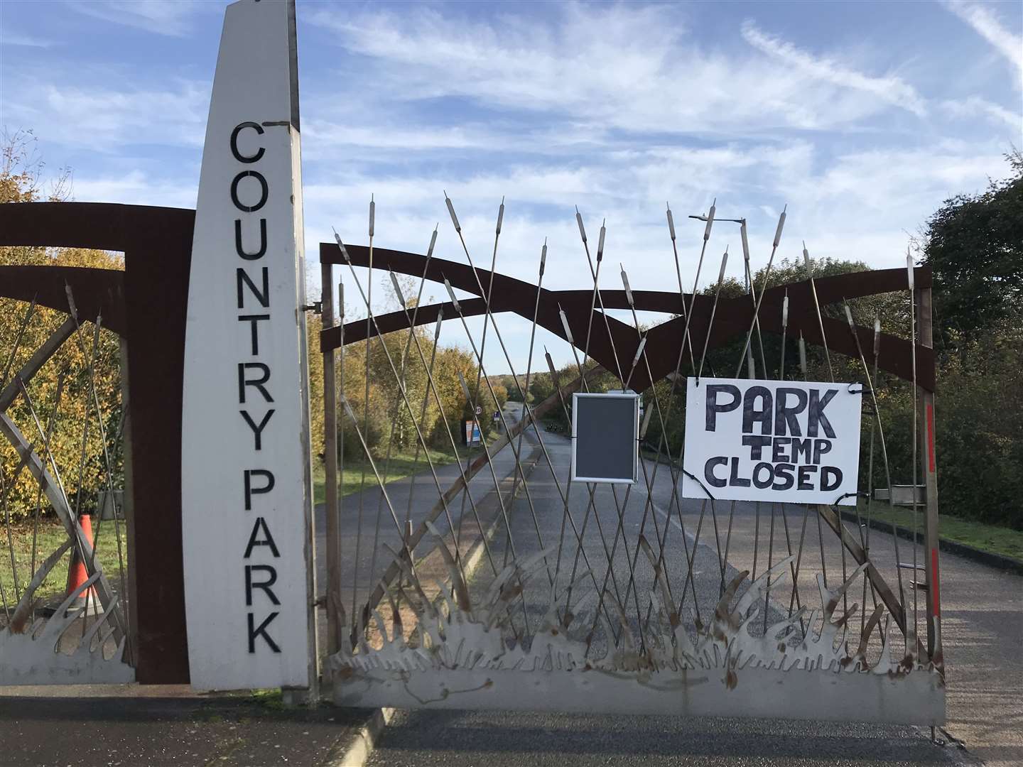 Betteshanger Park in Deal was closed because of the illegal travellers encampment