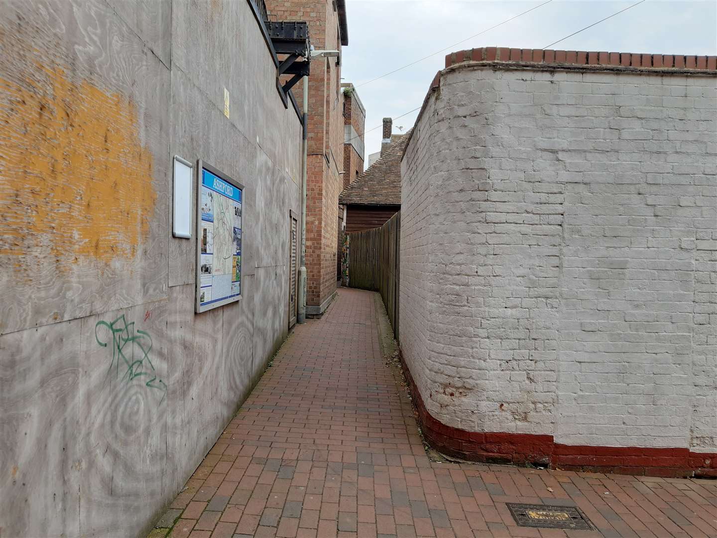 The incident happened in St John's Lane next to the old Mecca Bingo site