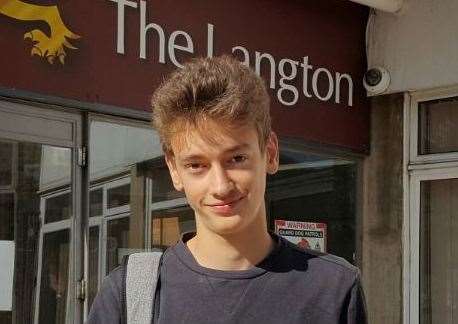 Langton Boy's pupil Nick Brown scored straight 9s (15595178)