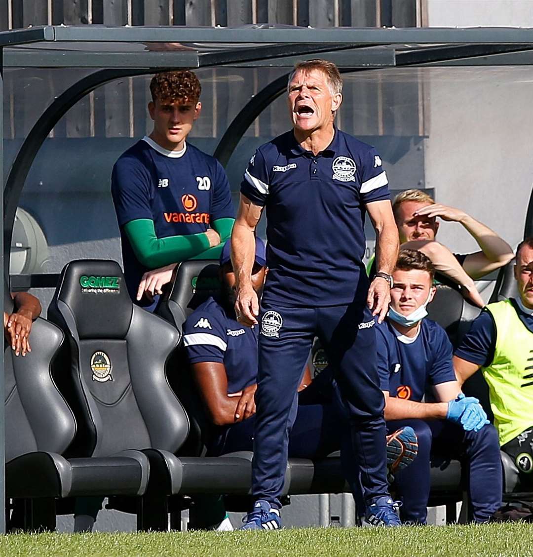 Dover manager Andy Hessenthaler. Picture: Andy Jones