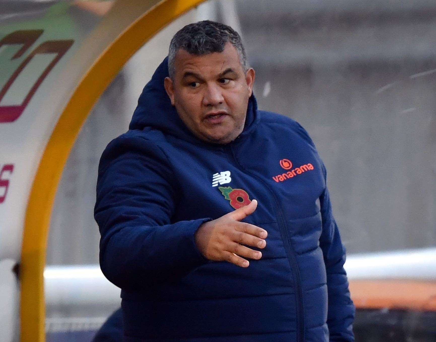 Maidstone United manager Hakan Hayrettin Picture: Keith Gillard