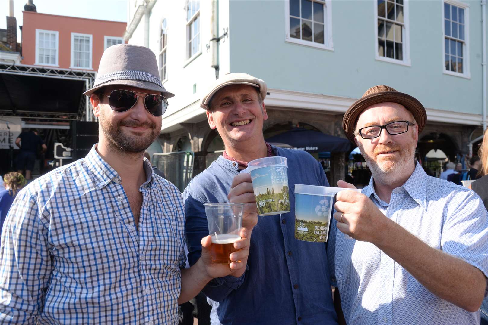 Andrew Hedges, Bill Redfern and Martin Virgo of the band Gypskazz