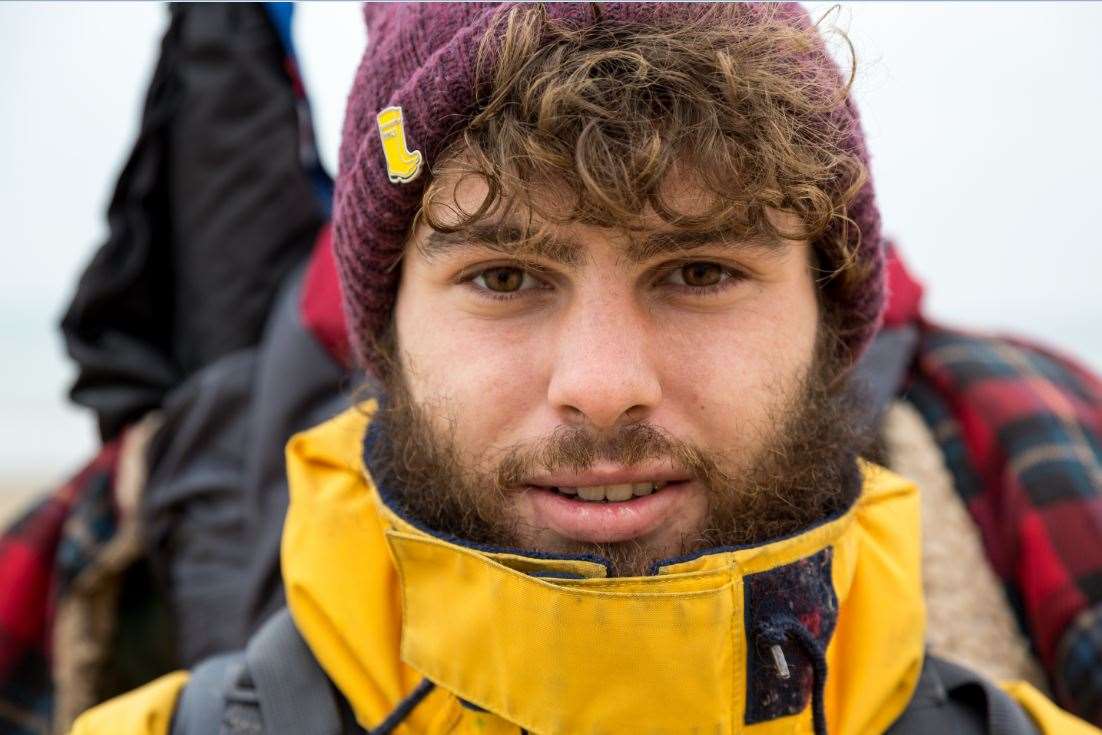 Alex started his walk three years ago. Pic: RNLI