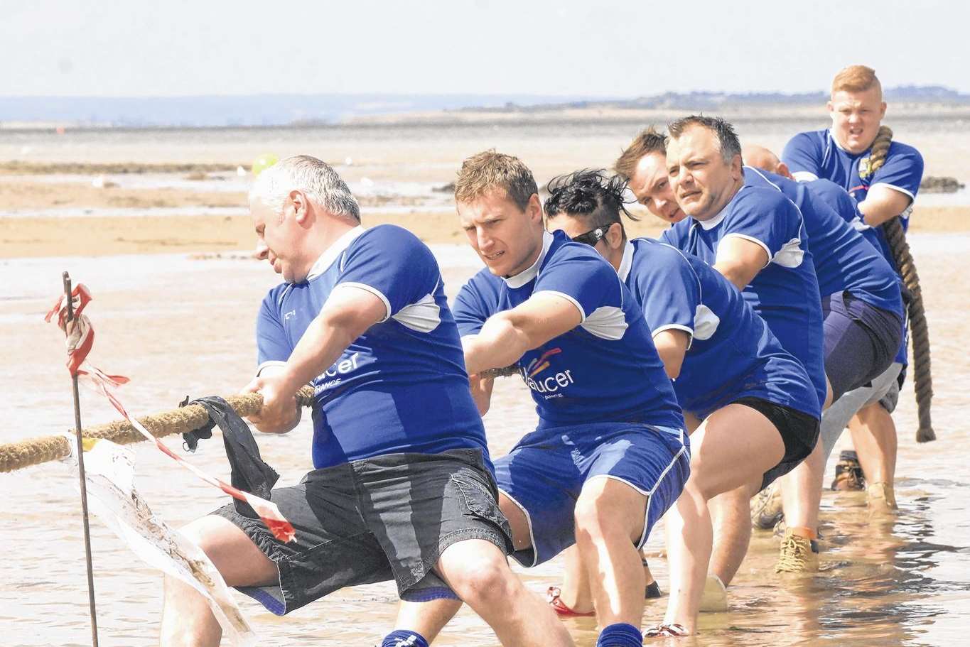 A tug-of-war contest at last year's festival