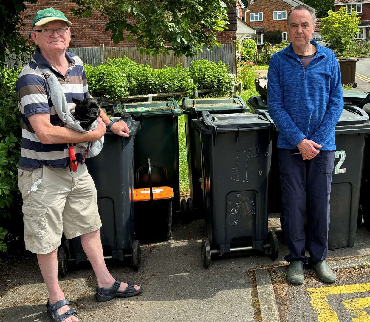 Rod Maller (left) and Kevan Johnson say the situation in Longbridge is getting worse. Picture: Joe Harbert