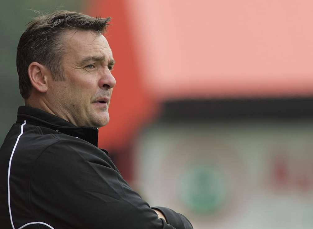 Ebbsfleet United manager Steve Brown Picture: Andy Payton