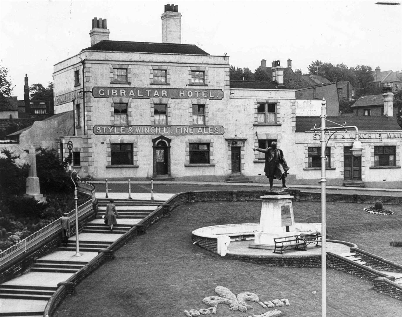 The Gibraltar Hotel, in Chatham September 1957. Picture: Images of Medway