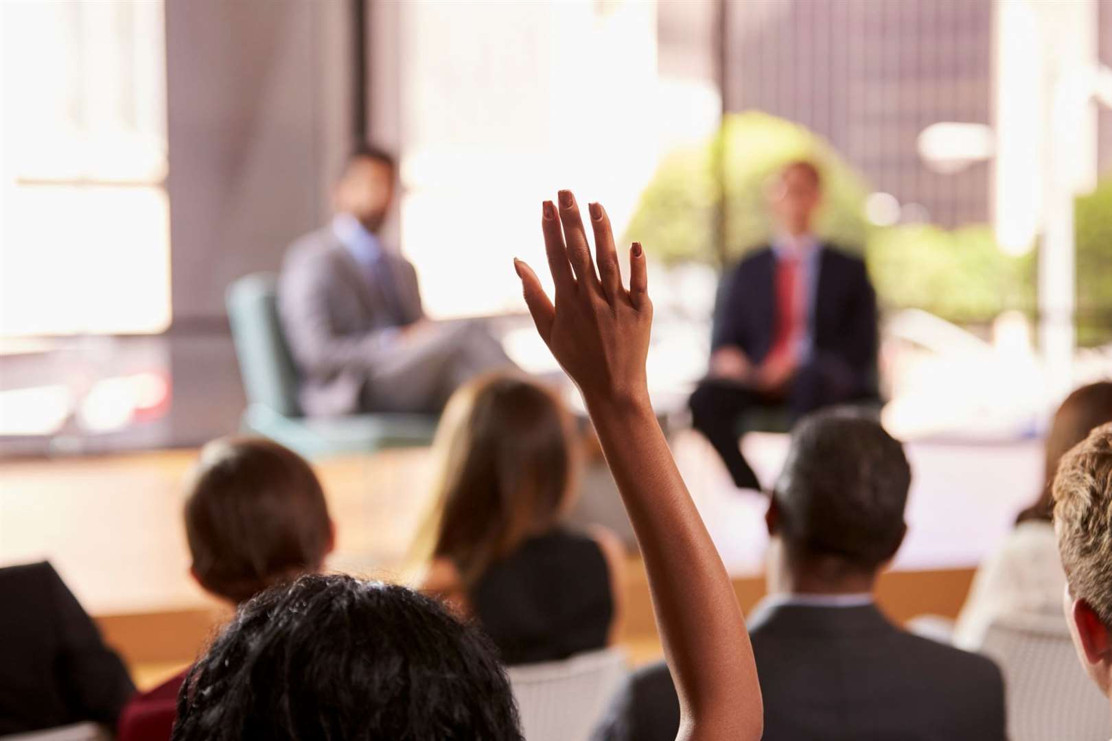 Hustings events are traditionally a means for the electorate to question their prospective MPs. Library image