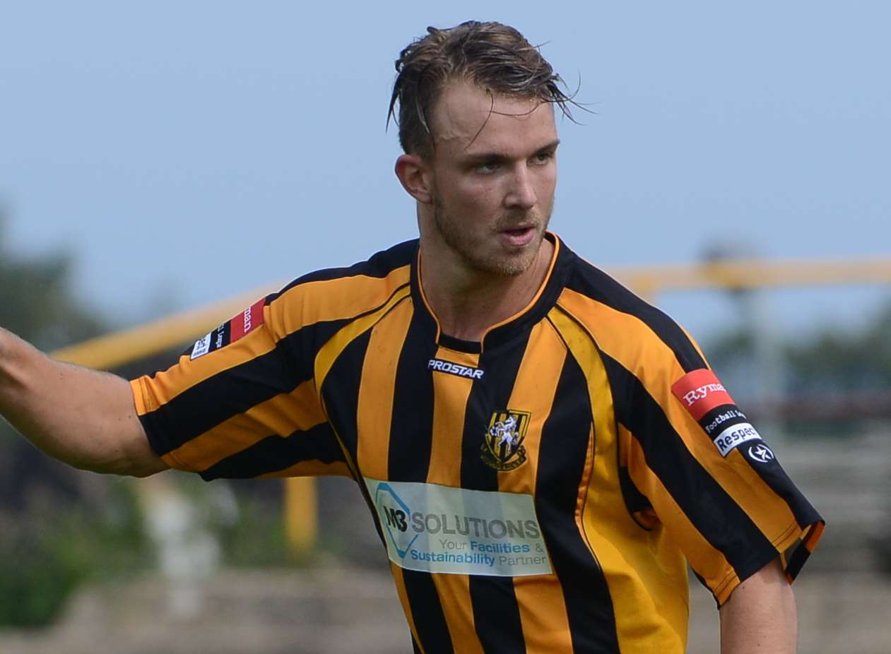 Folkestone's Jon Pilbeam. Picture: Gary Browne