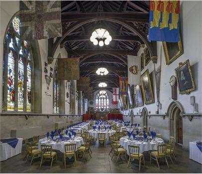 Interior of the Maison Dieu. Picture: Dover District Council