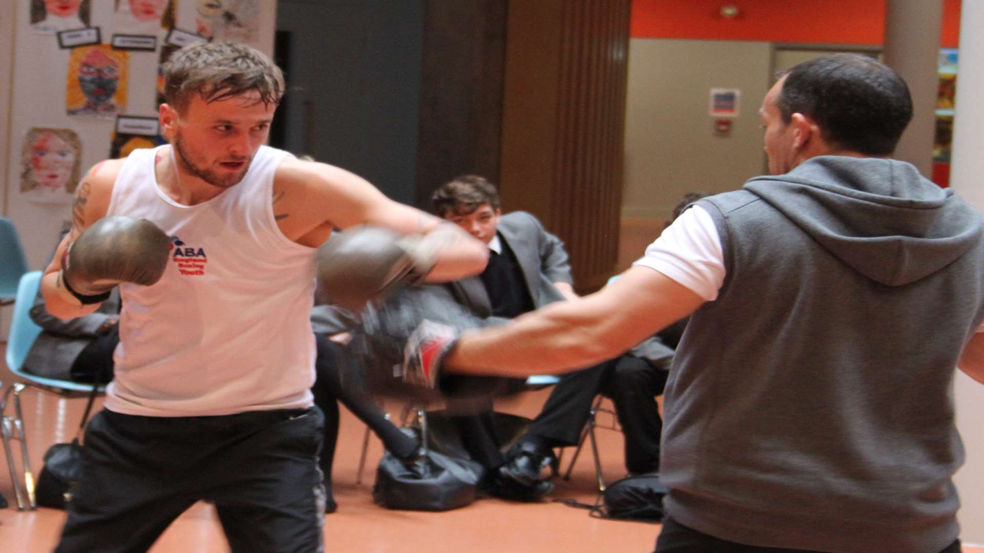 Folkestone boxer Josh Kennedy Picture: Barry Pluck