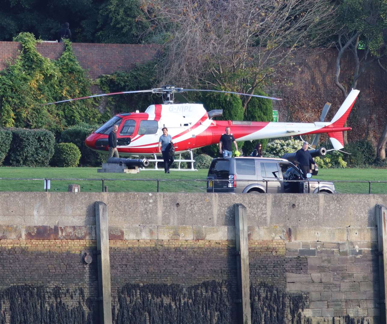 Tom Cruise while filming at Chatham Dockyard. Picture: John Nurden