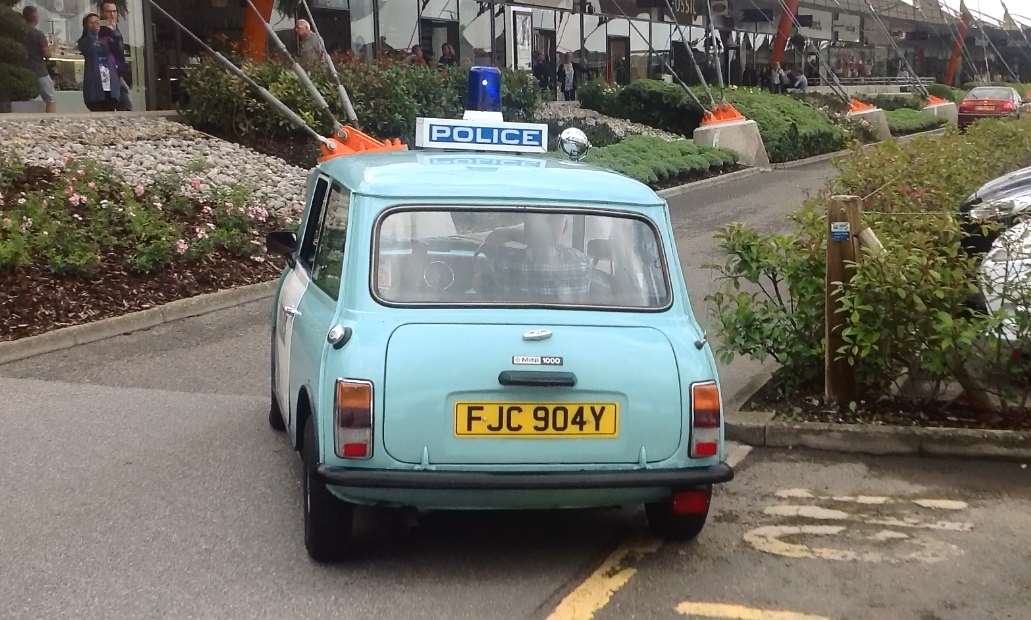 Ian Creighton with his 1979 Police Mini Panda