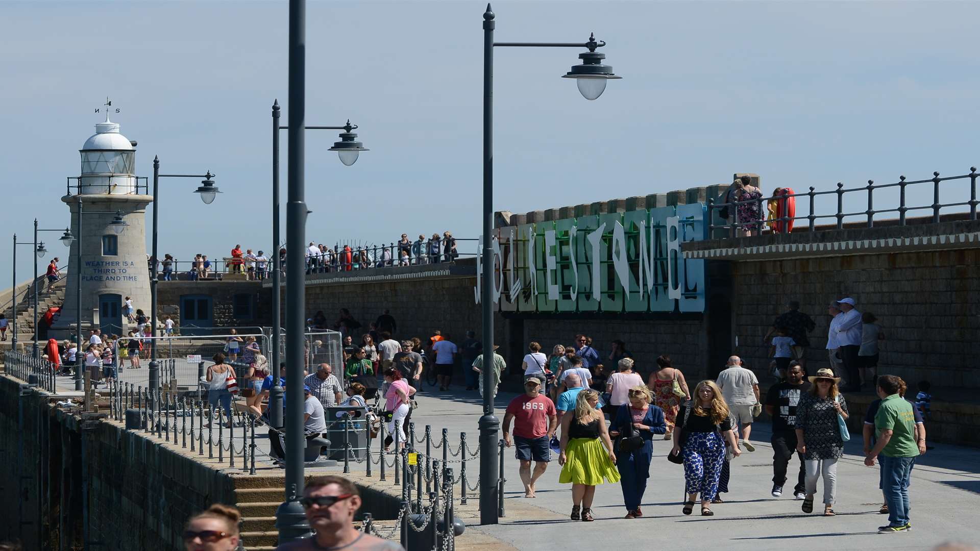 Folkestone Harbour Arm. Picture: Gary Browne