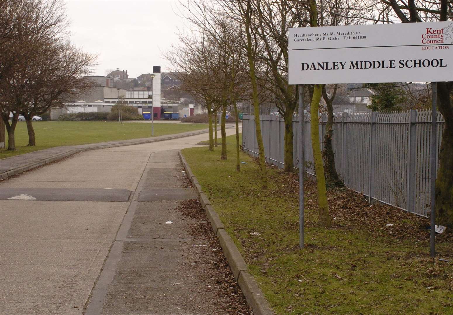 Danley Middle School, Halfway, Sheppey, before it was demolished