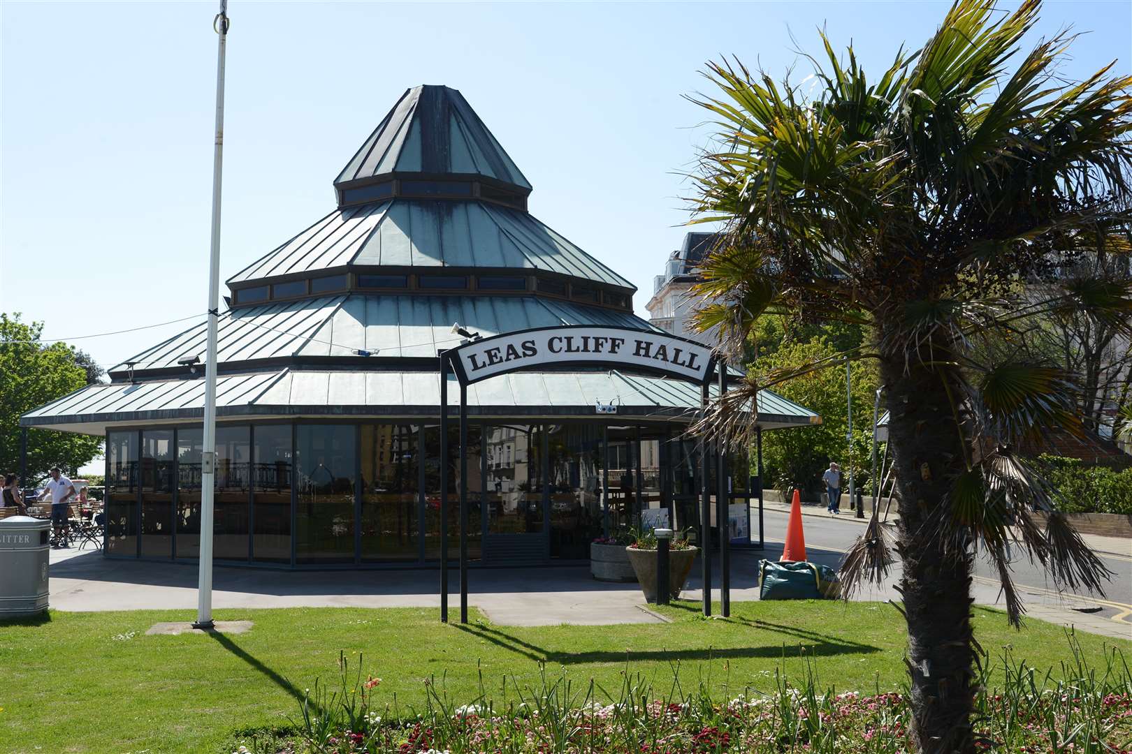 The Leas Cliff Hall will finally re-open this month. Photo: Gary Browne