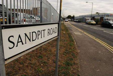 Site of temporary Royal Mail sorting office, Sandpit Road, Dartford